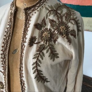 Vintage beaded sweater